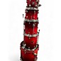 Used 2007 Gretsch Drums 5 Piece Catalina Maple Red Drum Kit