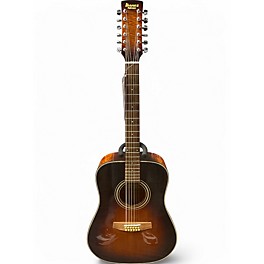 Used Ibanez PF20TV12 2 Color Sunburst 12 String Acoustic Electric Guitar