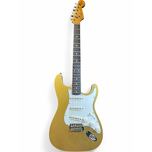 Used 2021 Fender CUSTOM SHOP DOUBLE BOUND STRATOCASTER Aztec Gold Solid Body Electric Guitar,New Products : American Fashion Style Bags On Sale
