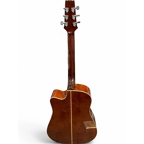 Used Aria aw200ce Natural Acoustic Electric Guitar