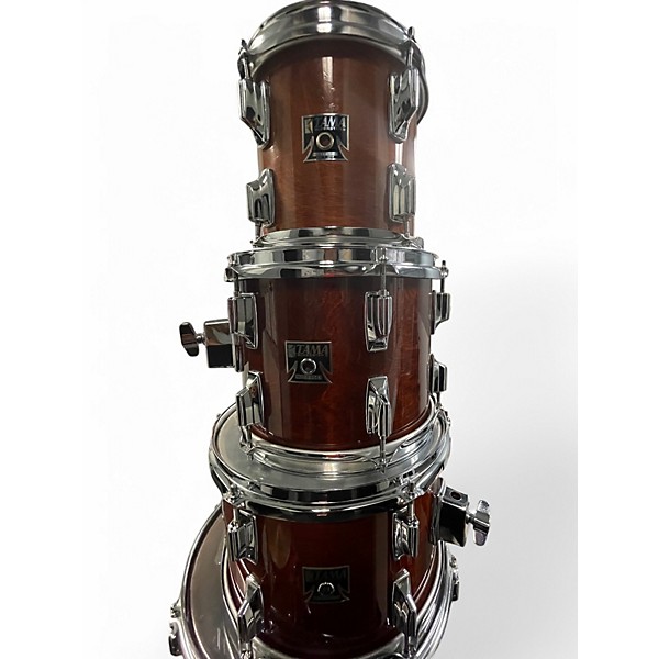 Used TAMA 6 Piece 50 anniversary Superstar Cherry wine Drum Kit