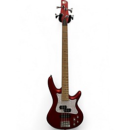 Used Ibanez MEZZO SRMD200 4 STRING Metallic Red Electric Bass Guitar