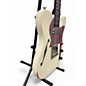 Used 2021 James Trussart Deluxe Steelcaster 50s Neck Cream Red Roses Hollow Body Electric Guitar