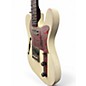 Used 2021 James Trussart Deluxe Steelcaster 50s Neck Cream Red Roses Hollow Body Electric Guitar