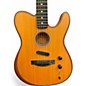 Used Fender American Acoustasonic Telecaster Natural Acoustic Electric Guitar