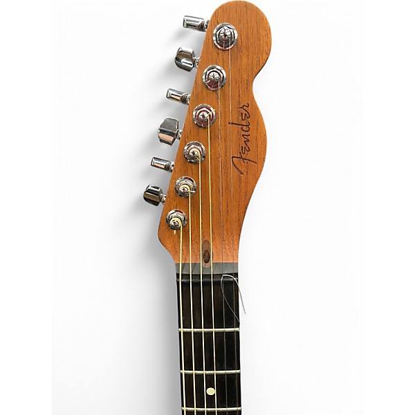 Used Fender American Acoustasonic Telecaster Natural Acoustic Electric Guitar