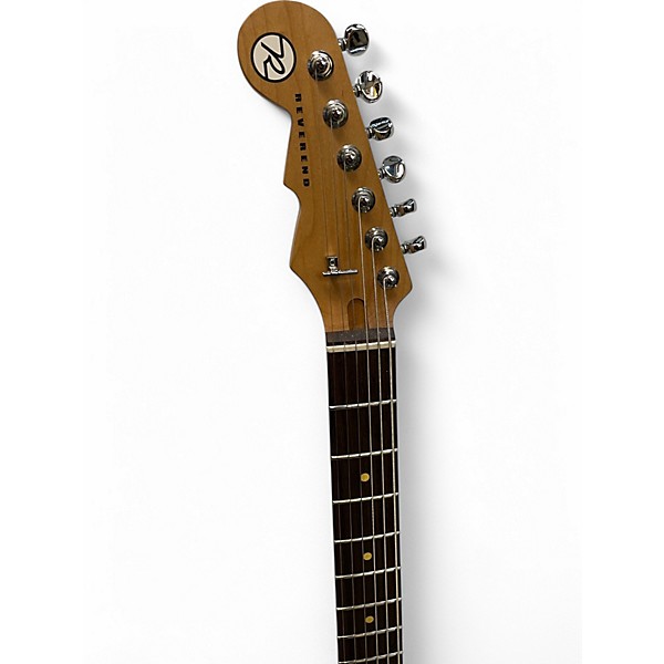 Used Reverend NAMM 2025 Left Handed Descent RA Army Green Solid Body Electric Guitar
