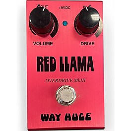 Used Way Huge Electronics WHE203 Red Llama Overdrive Effect Pedal