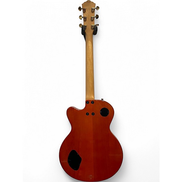 Used Yamaha AEX 520 Orange Hollow Body Electric Guitar