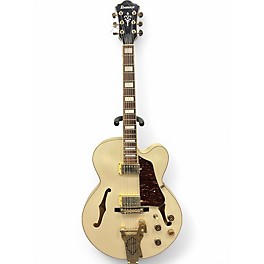 Used Gretsch Guitars AF75TDG Antique Ivory Hollow Body Electric Guitar