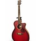 Used Guild OM-240CE OXBLOOD BURST Acoustic Electric Guitar