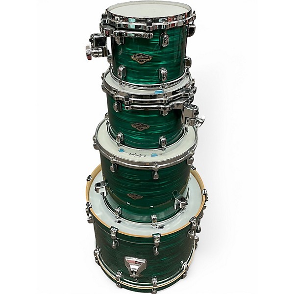 Used TAMA 4 Piece Starclassic Lacquer Shamrock Oyster Drum Kit,New Products : American Fashion Style Bags On Sale
