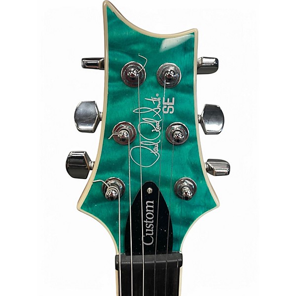 Used PRS Custom 24 Blue Solid Body Electric Guitar