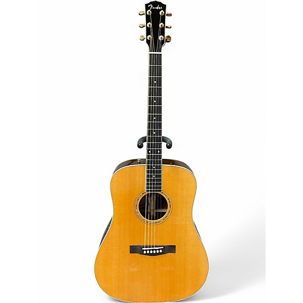 Used 2015 Fender tpd-2 custom shop dreadnaught Natural Acoustic Guitar