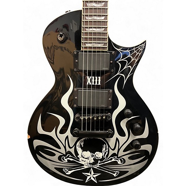 Used ESP LTD EC COBWEB COBWEB FINISH Solid Body Electric Guitar
