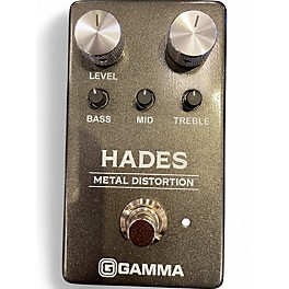 Used 2024 GAMMA HADES METAL DISTORTION Effect Pedal