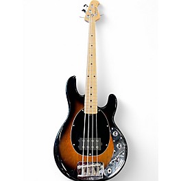 Used Sterling by Music Man Sting Ray Short Scale 2 Tone Sunburst Electric Bass Guitar