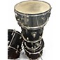 Used Pearl 5 Piece FORUM SERIES DRUM KIT Black and Silver Drum Kit