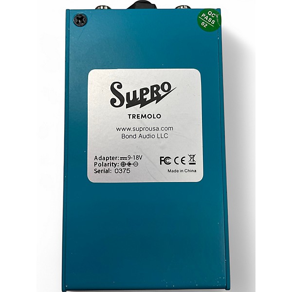 Used 2025 Supro tremolo Effect Pedal