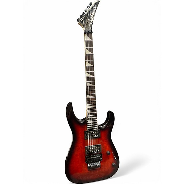 Used Jackson JS32 Dinky Crimson Red Burst Solid Body Electric Guitar,Specials : American Fashion Style Bags On Sale