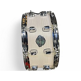 Used ddrum 6.5X14 Dominion series Trans White Drum