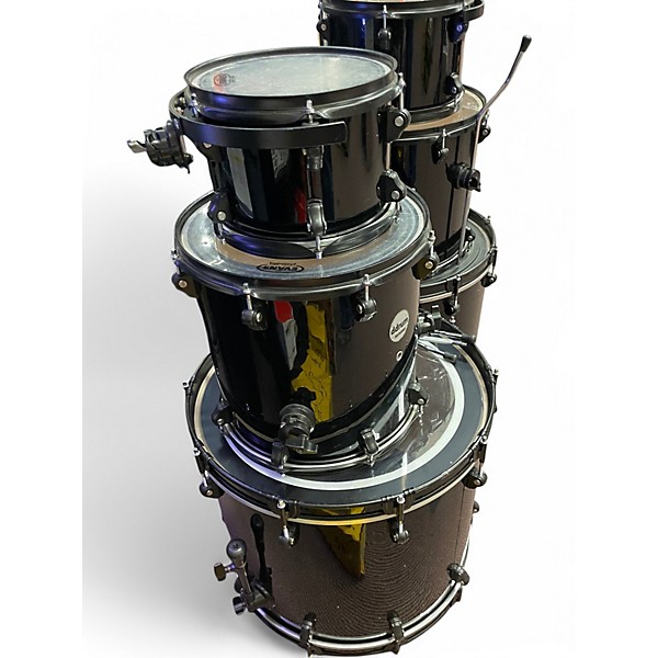 Used ddrum 6 Piece Journeyman Player Black Drum Kit