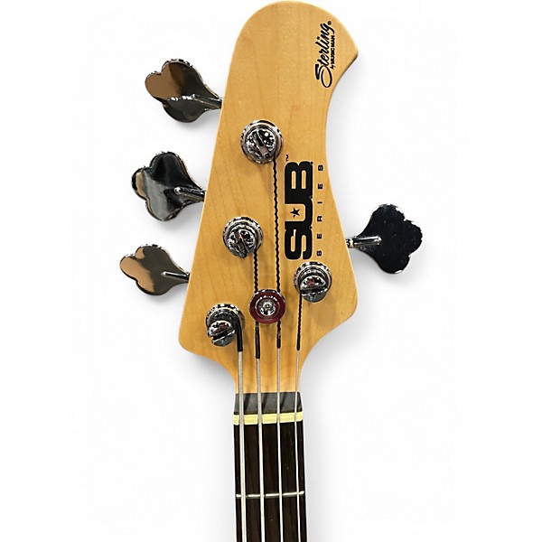 Used Sterling by Music Man Sub Series Stingray Dark Walnut  Electric Bass Guitar