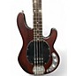 Used Sterling by Music Man Sub Series Stingray Dark Walnut  Electric Bass Guitar