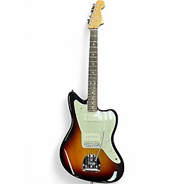 Used Fender American Professional Jazzmaster 2 Tone Sunburst Solid Body Electric Guitar