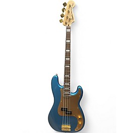 Used 2022 Squier 40TH ANNIVERSARY PERCISION Blue Electric Bass Guitar