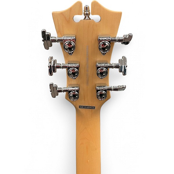 Used D'Angelico Premier Series SH Orange Hollow Body Electric Guitar