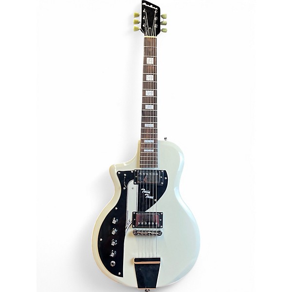 Used Airline twin tone White Electric Guitar