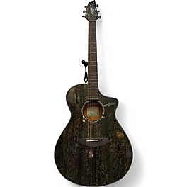 Used Breedlove Rainforest S Concert Black Gold Acoustic Electric Guitar