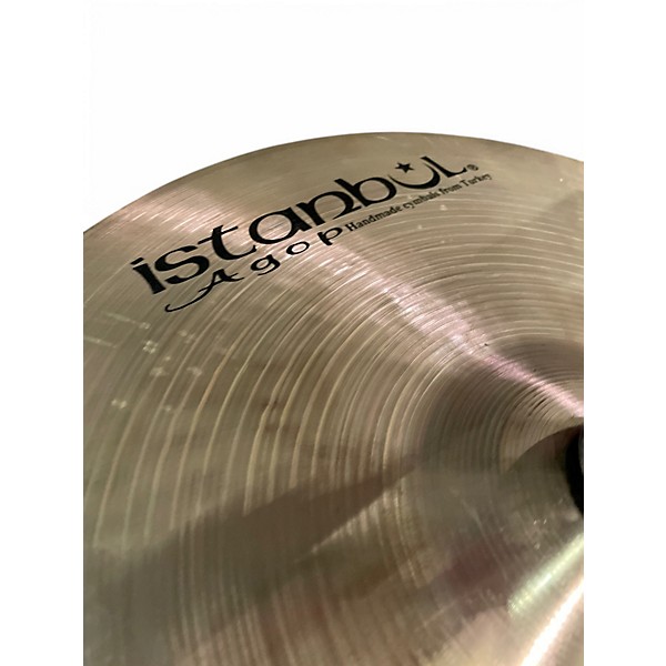 Used Istanbul Agop 15in Traditional Medium Hi Hats Cymbal