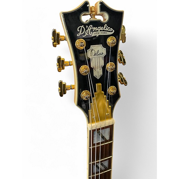 Used D'Angelico Deluxe Series Bedford Black Solid Body Electric Guitar
