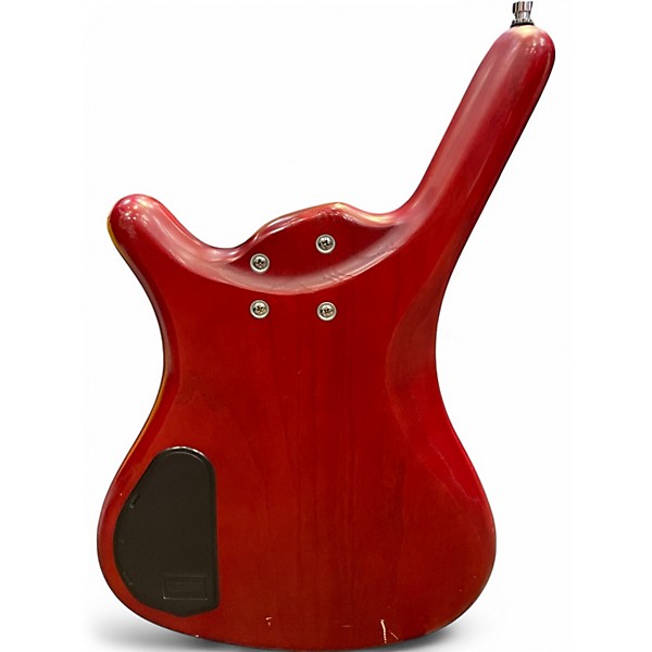Used Warwick Corvette 5 String RED Electric Bass Guitar