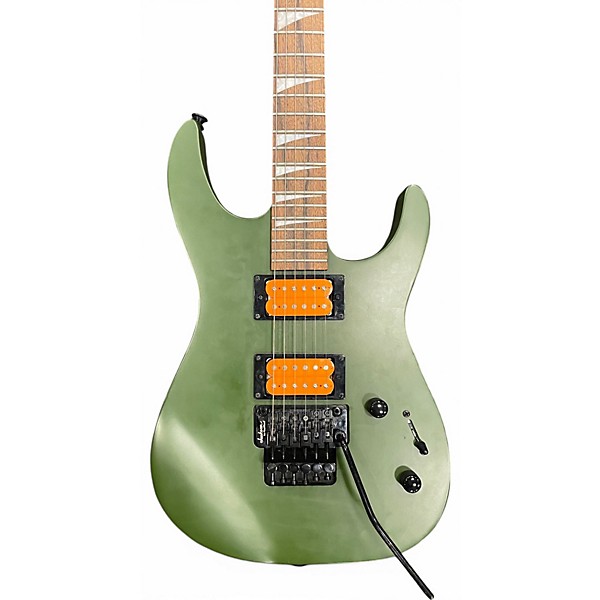 Used Jackson DK2XR ARMY GREEN Solid Body Electric Guitar