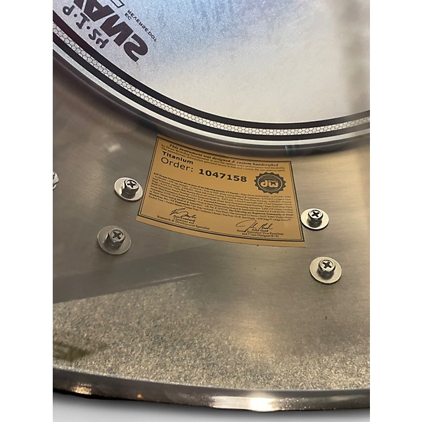 Used DW 6.5X14 Collector's Series Snare Titanium Drum