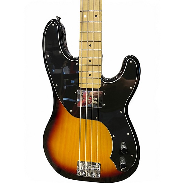 Used Squier Vintage Modified Telecaster Bass 3 Color Sunburst Electric Bass Guitar