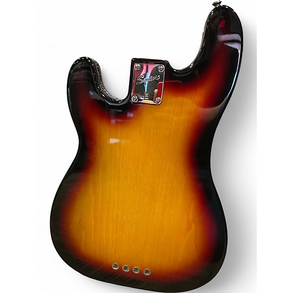 Used Squier Vintage Modified Telecaster Bass 3 Color Sunburst Electric Bass Guitar
