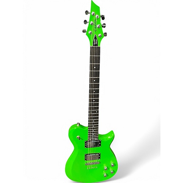 Used Carvin scb6m green slime Solid Body Electric Guitar
