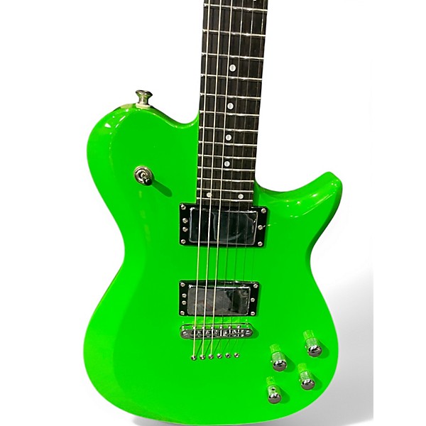 Used Carvin scb6m green slime Solid Body Electric Guitar