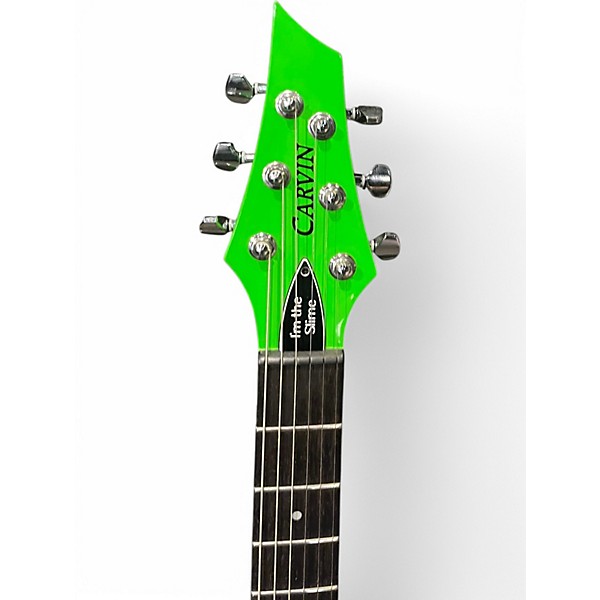 Used Carvin scb6m green slime Solid Body Electric Guitar