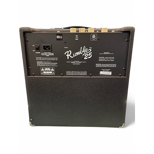 Used Fender Rumble 25 25W 1x8 Bass Combo Amp