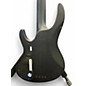 Used ESP LTD D-4 Black Natural Burst Electric Bass Guitar