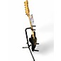 Used Fender FSR Standard Stratocaster Black and Gold Solid Body Electric Guitar