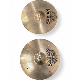 Used SABIAN 14in aa rock sizzle Cymbal