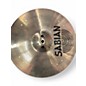 Used SABIAN 14in aa rock sizzle Cymbal