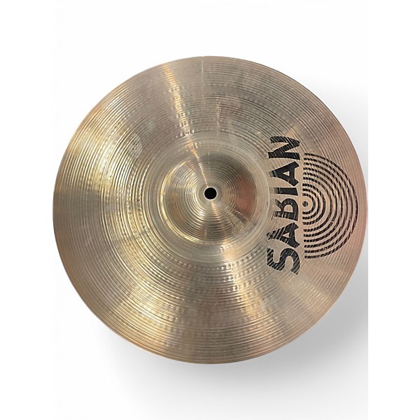 Used SABIAN 14in aa rock sizzle Cymbal