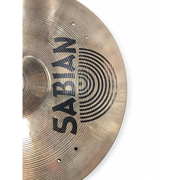 Used SABIAN 14in aa rock sizzle Cymbal
